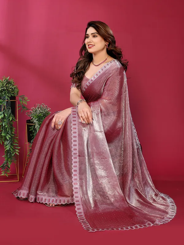 Women's_Soft_Zimmy_Choo_Silk_Fabric_Stone_Work_Saree_(Brown)