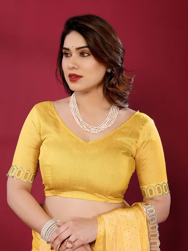 Women's_Soft_Zimmy_Choo_Silk_Fabric_Stone_Work_Saree_(Yellow)