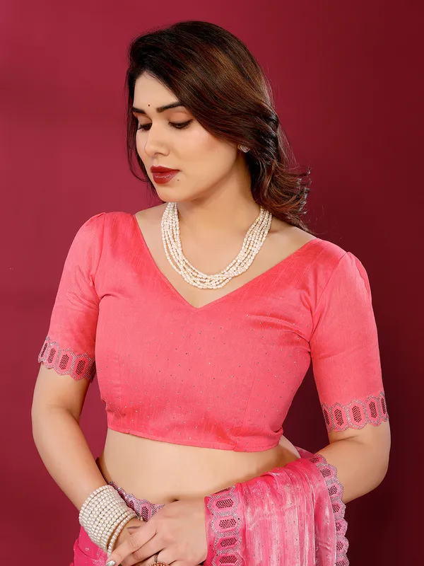Women's_Soft_Zimmy_Choo_Silk_Fabric_Stone_Work_Saree_(Pink)