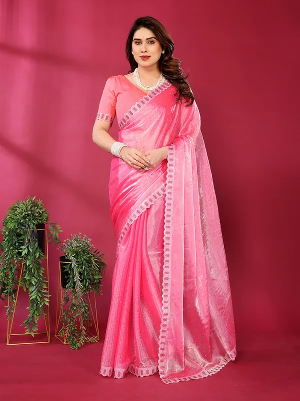 Women's_Soft_Zimmy_Choo_Silk_Fabric_Stone_Work_Saree_(Pink)