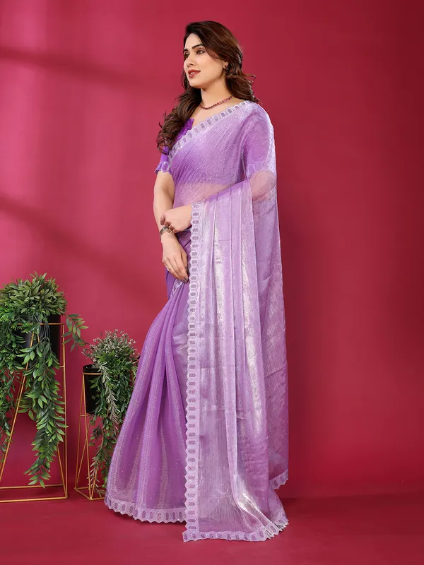 Women's_Soft_Zimmy_Choo_Silk_Fabric_Stone_Work_Saree_(Purple)