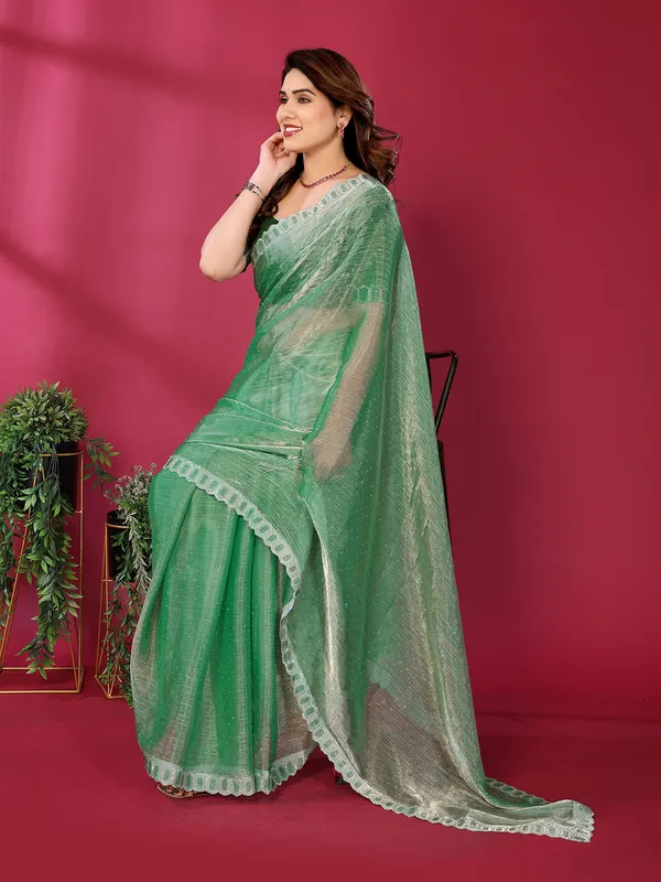 Women's_Soft_Zimmy_Choo_Silk_Fabric_Stone_Work_Saree_(Green)