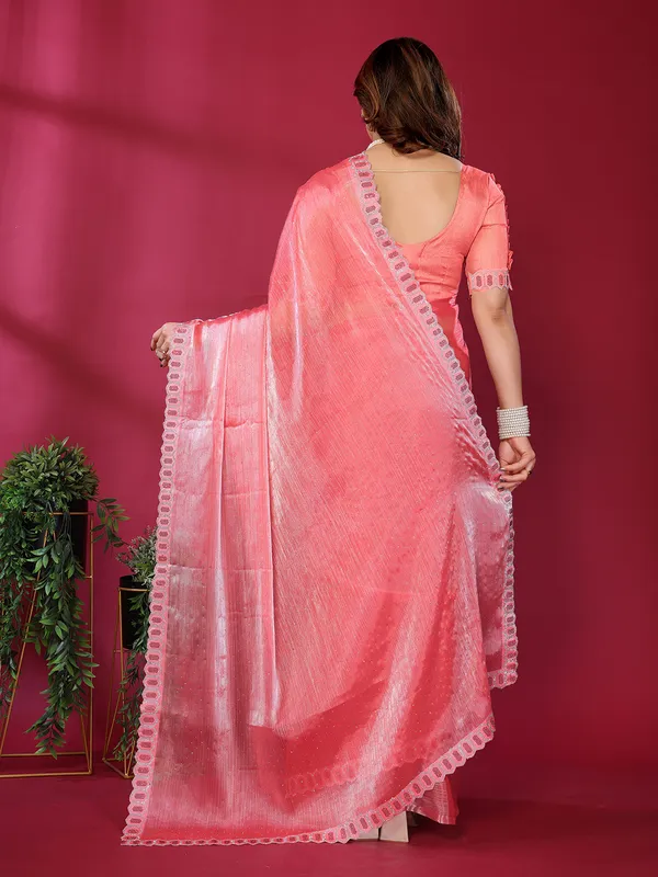 Women's_Soft_Zimmy_Choo_Silk_Fabric_Stone_Work_Saree_(Peach)