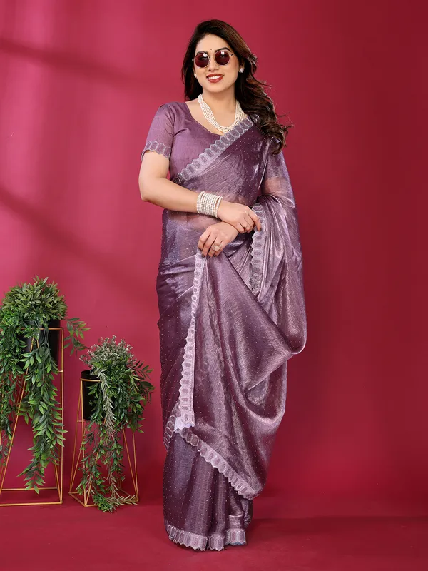 Women's_Soft_Zimmy_Choo_Silk_Fabric_Stone_Work_Saree_(Wine)