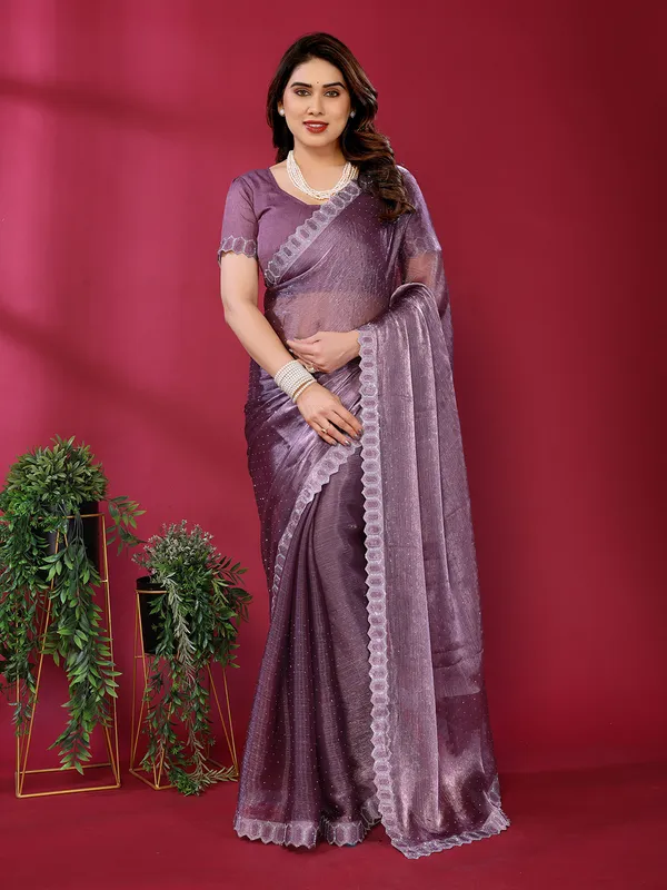 Women's_Soft_Zimmy_Choo_Silk_Fabric_Stone_Work_Saree_(Wine)