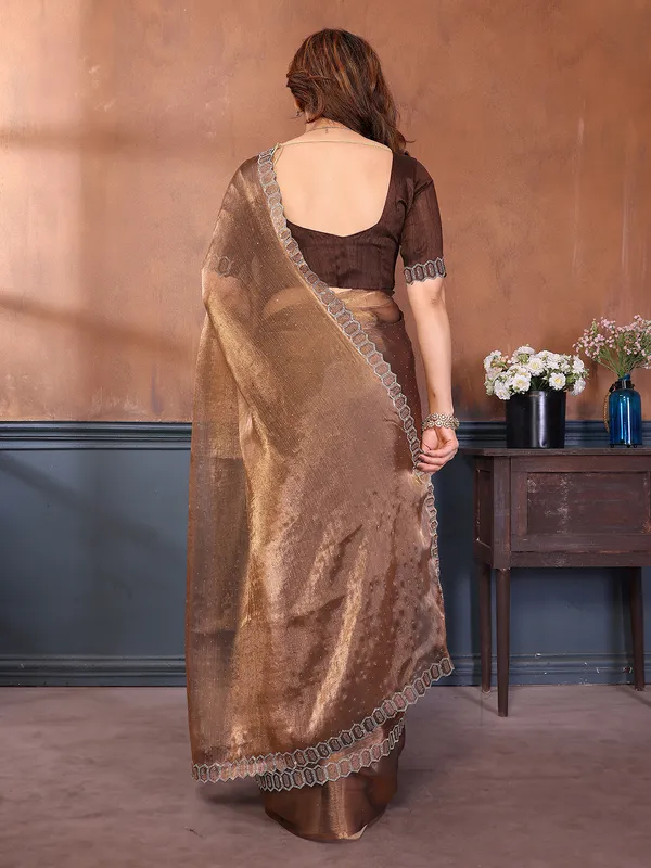 Women's_Soft_Zimmy_Choo_Silk_Fabric_Stone_Work_Saree_(BROWN)