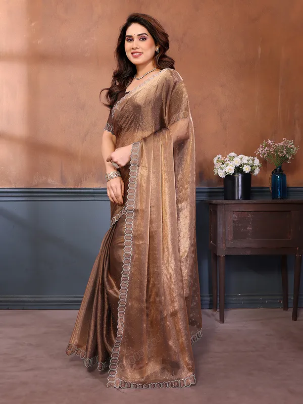 Women's_Soft_Zimmy_Choo_Silk_Fabric_Stone_Work_Saree_(BROWN)