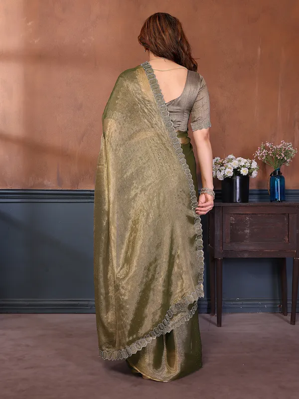 Women's_Soft_Zimmy_Choo_Silk_Fabric_Stone_Work_Saree_(MAHENDI)