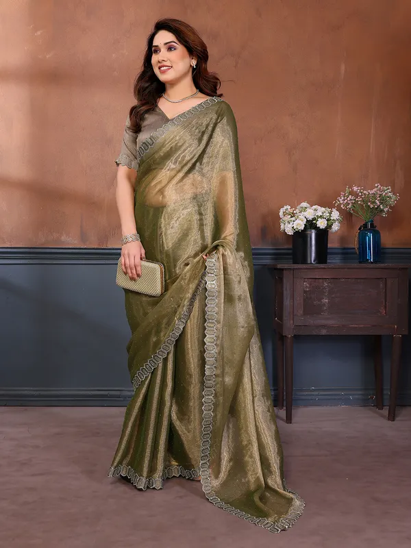 Women's_Soft_Zimmy_Choo_Silk_Fabric_Stone_Work_Saree_(MAHENDI)