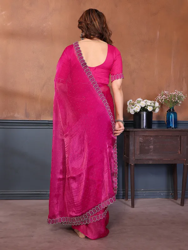 Women's_Soft_Zimmy_Choo_Silk_Fabric_Stone_Work_Saree_(PINK)