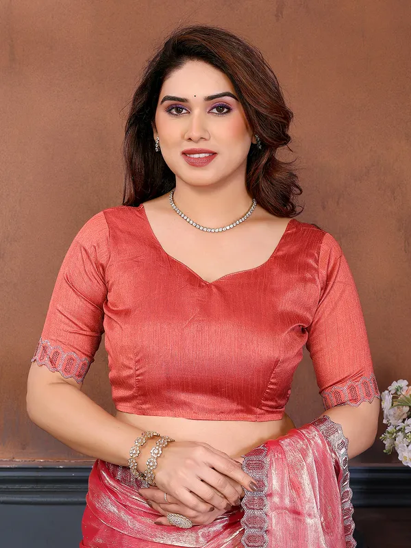 Women's_Soft_Zimmy_Choo_Silk_Fabric_Stone_Work_Saree_(PEACH)