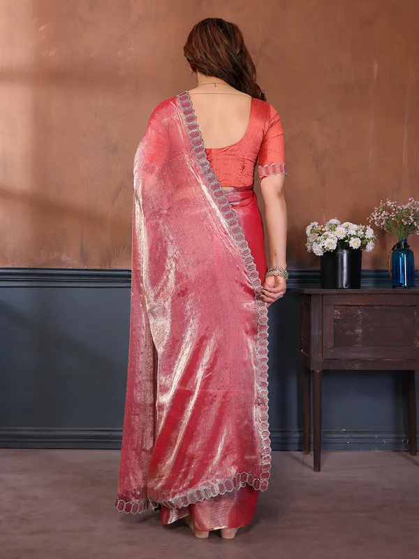 Women's_Soft_Zimmy_Choo_Silk_Fabric_Stone_Work_Saree_(PEACH)