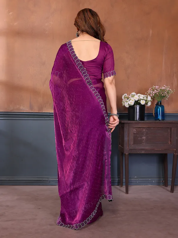 Women's_Soft_Zimmy_Choo_Silk_Fabric_Stone_Work_Saree_(WINE)