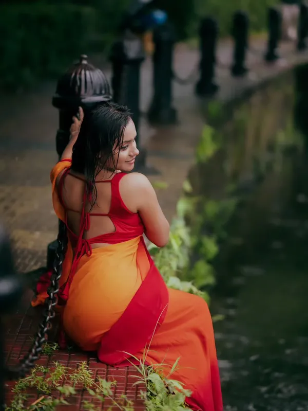 Dyed_Daily_Wear_Georgette_Saree_With_Unstitched_Blouse_Piece
