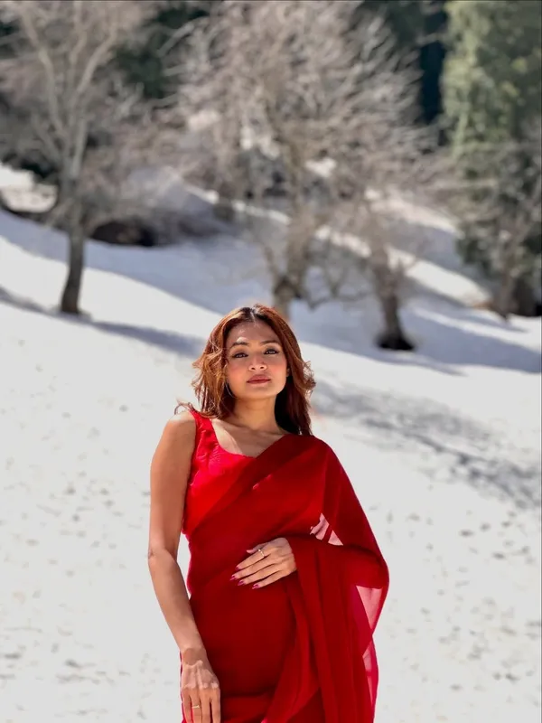 Plain_Dyed_Daily_Wear_Georgette_Saree_With_Unstitched_Blouse_Piece
