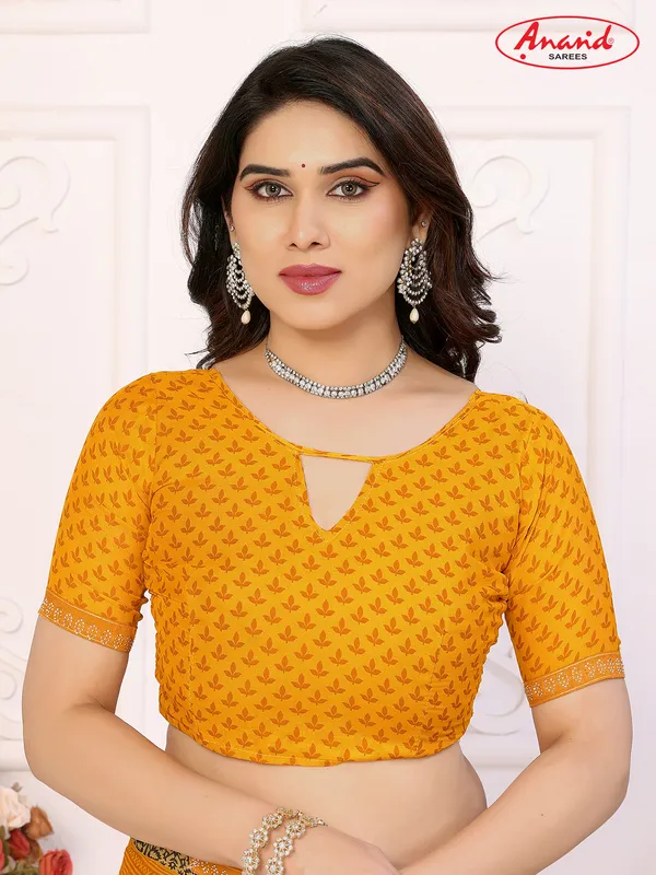 Embellished,_Paisley,_Printed_Bollywood_Georgette_Lace_Border_Dimond_Lace_Border_Saree_(Yellow)