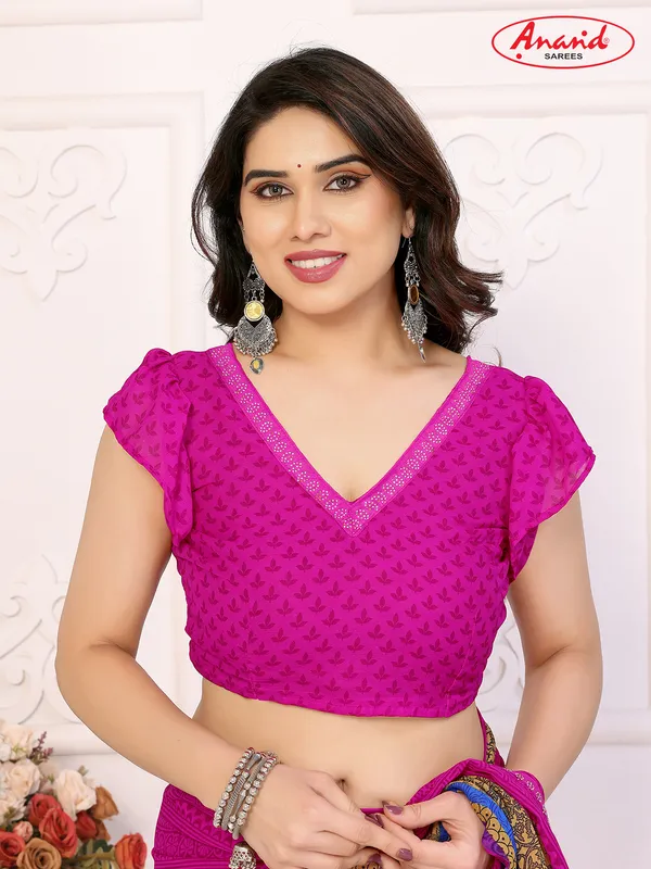 Embellished,_Paisley,_Printed_Bollywood_Georgette_Lace_Border_Dimond_Lace_Border_Saree_(Pink)