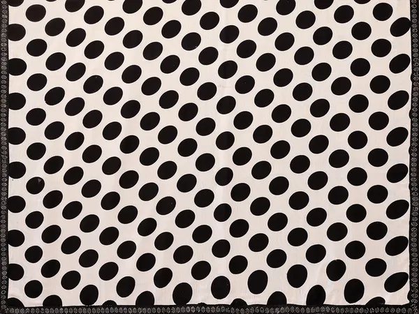 Embellished,_Polka_Print_Bollywood_Georgette_Saree_(White,_Black)