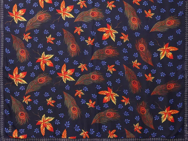 Embellished,_Floral_Print_Bollywood_Georgette_Saree_(Dark_Blue)