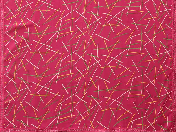 Embellished,_Geometric_Print_Bollywood_Georgette_Saree_(Pink)