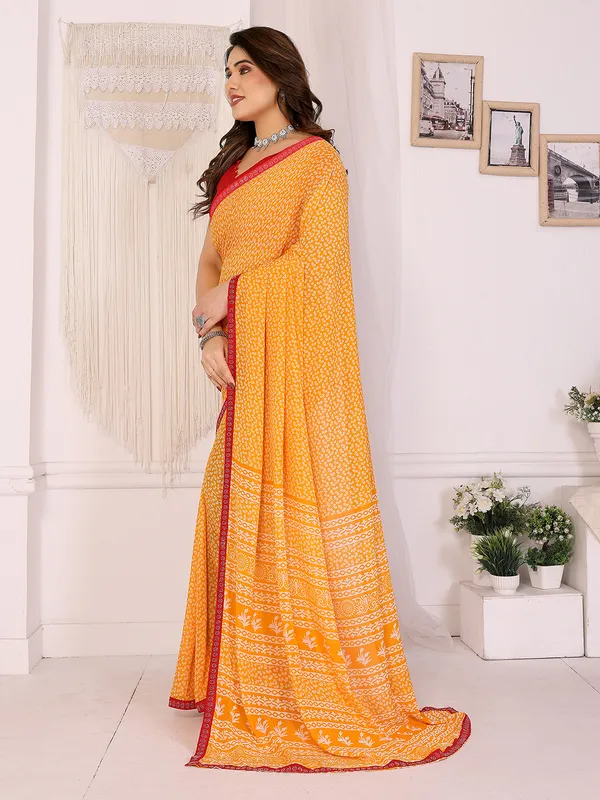 Georgette_Diamond_lace_Border_Saree_With_Unstitched_Blouse_Piece