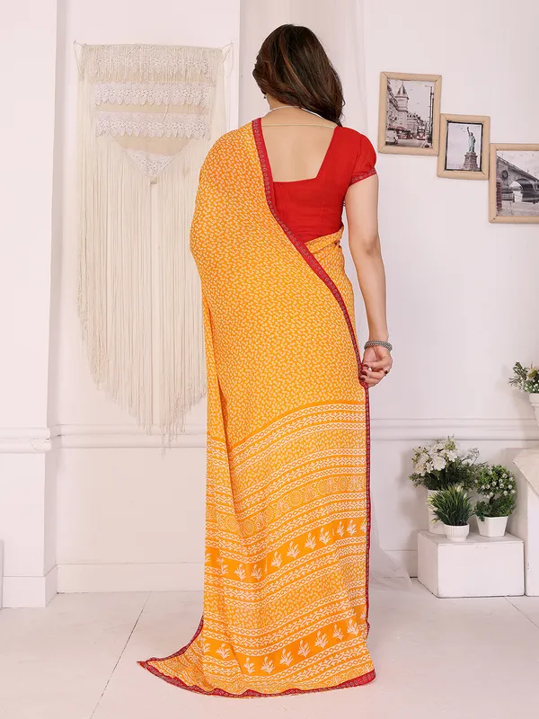 Georgette_Diamond_lace_Border_Saree_With_Unstitched_Blouse_Piece
