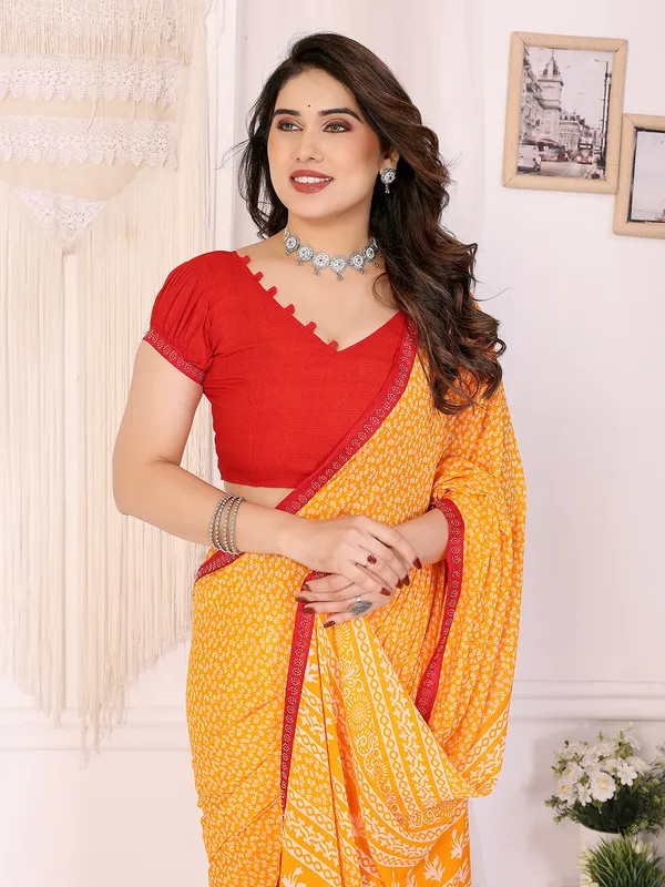 Georgette_Diamond_lace_Border_Saree_With_Unstitched_Blouse_Piece