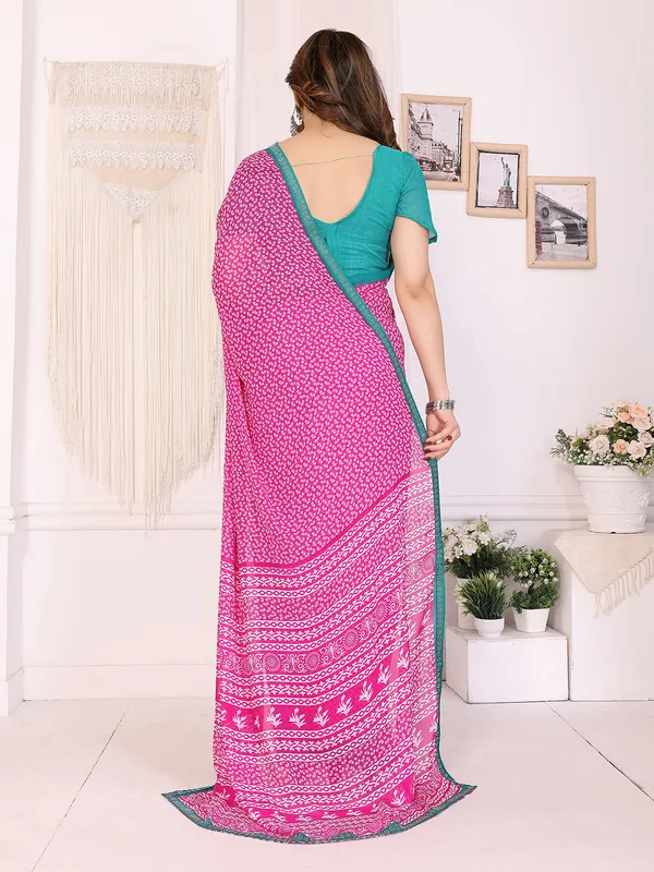 Georgette_Diamond_lace_Border_Saree_With_Unstitched_Blouse_Piece