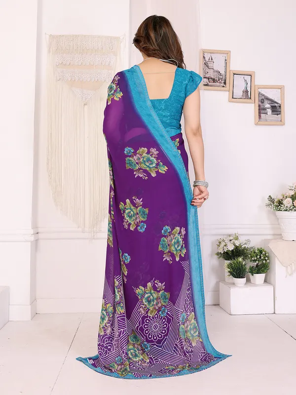 Georgette_Diamond_lace_Border_Saree_With_Unstitched_Blouse_Piece