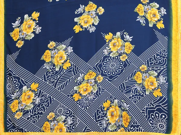 Georgette_Diamond_lace_Border_Saree_With_Unstitched_Blouse_Piece