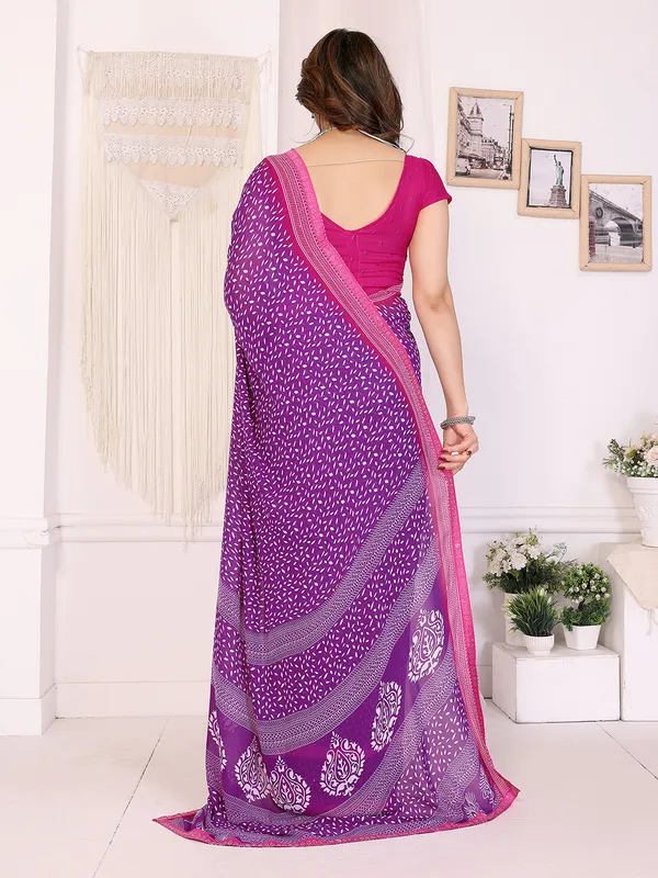Georgette_Diamond_lace_Border_Saree_With_Unstitched_Blouse_Piece