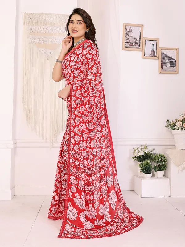Georgette_Diamond_lace_Border_Saree_With_Unstitched_Blouse_Piece