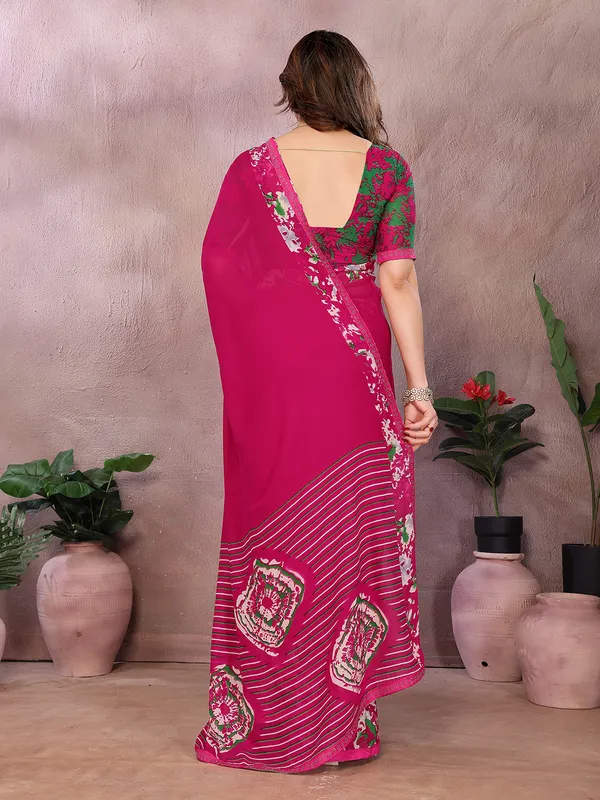 Georgette_Diamond_lace_Border_Saree_With_Unstitched_Blouse_Piece