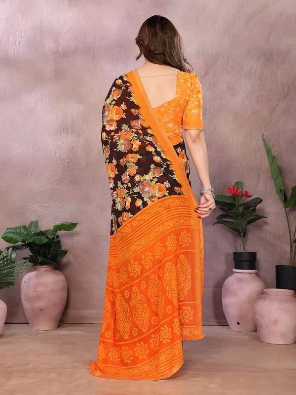 Georgette_Diamond_lace_Border_Saree_With_Unstitched_Blouse_Piece