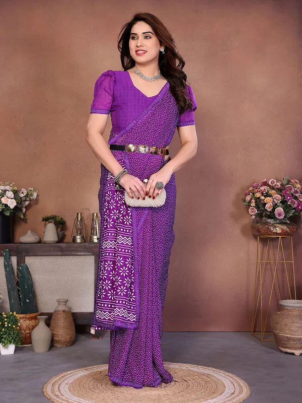Printed_Lace_Border_Saree_With_UnStitched_Blouse_Piece_(PURPLE)