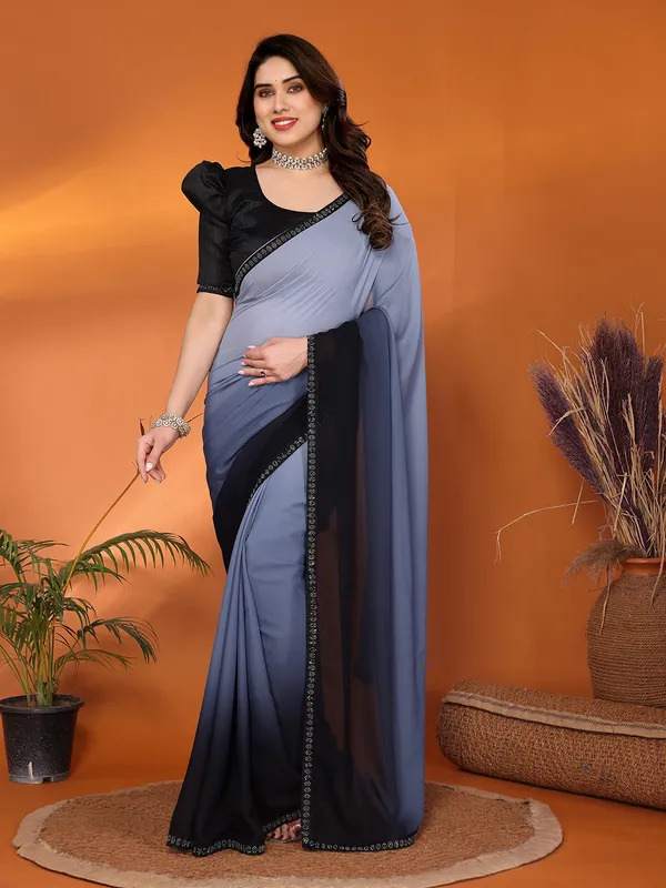 Georgette_Diamond_lace_Border_Saree_With_Unstitched_Blouse_Piece