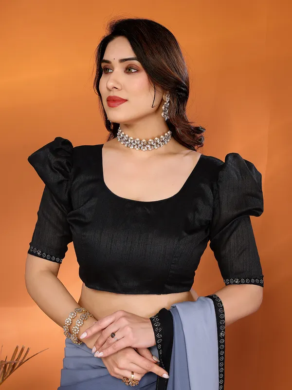 Georgette_Diamond_lace_Border_Saree_With_Unstitched_Blouse_Piece