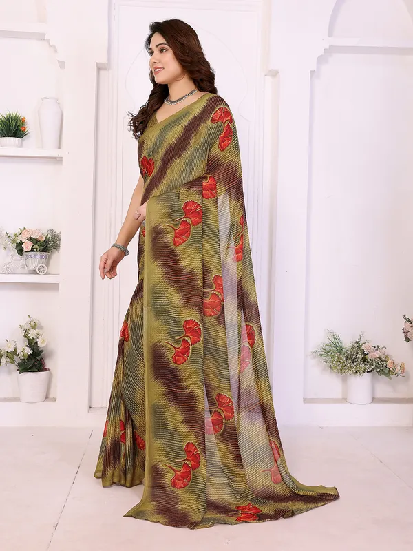 Printed_Georgette_Saree_With_UnStitched_Blouse_Piece_(GREY)