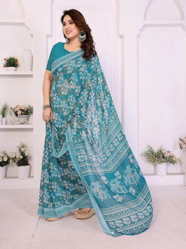 Printed_Georgette_Saree_With_UnStitched_Blouse_Piece_(RAMA)