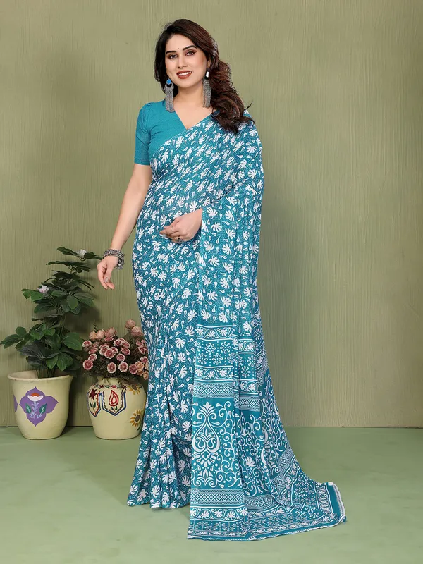 Printed_Georgette_Saree_With_UnStitched_Blouse_Piece_(RAMA)