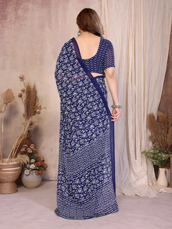 Printed_Georgette_Saree_With_UnStitched_Blouse_Piece_(Blue)