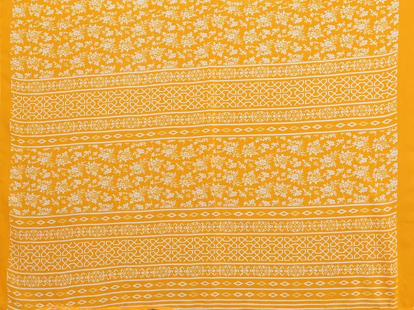 Printed_Georgette_Saree_With_UnStitched_Blouse_Piece_(Yellow)