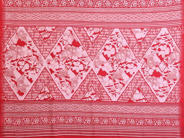 Printed_Georgette_Saree_With_UnStitched_Blouse_Piece_(Red)