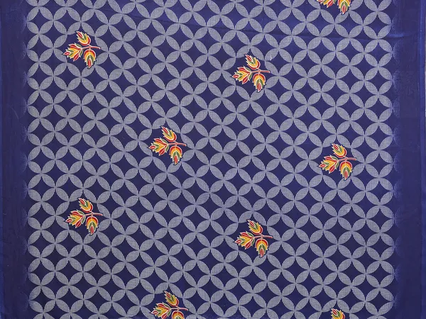 Printed_Georgette_Saree_With_UnStitched_Blouse_Piece_(BLUE)