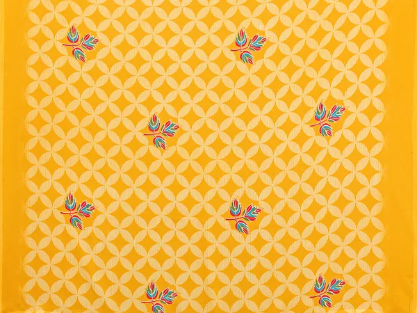 Printed_Georgette_Saree_With_UnStitched_Blouse_Piece_(YELLOW)