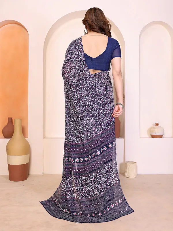 Printed_Georgette_Saree_With_UnStitched_Blouse_Piece_(PURPLE)