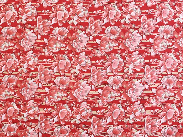 Floral_print_Georgette_Saree_With_UnStitched_Blouse_Piece_(RED)