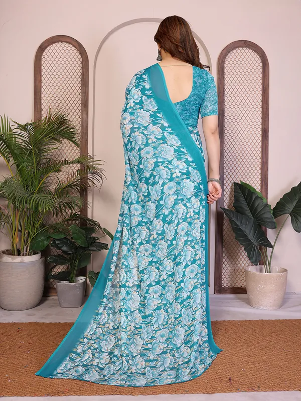 Floral_print_Georgette_Saree_With_UnStitched_Blouse_Piece_(RAMA)