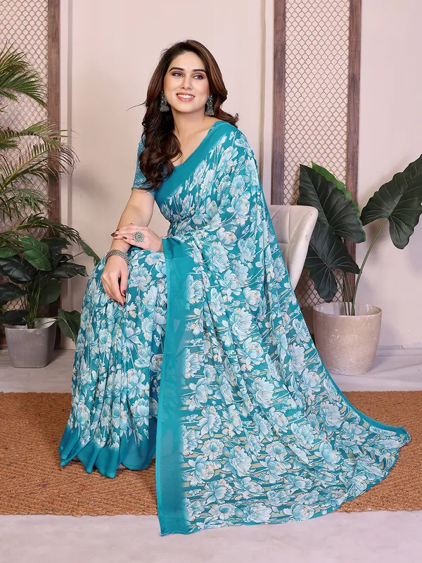 Floral_print_Georgette_Saree_With_UnStitched_Blouse_Piece_(RAMA)