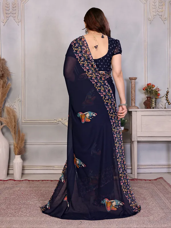 Printed_Daily_Wear_Georgette_Saree_With_Unstitched_Blouse_Piece